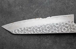 包丁の大きな欠け修理