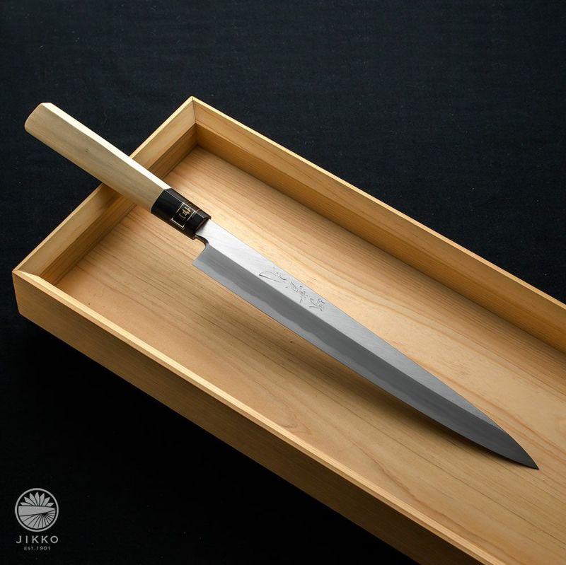 JIKKO 實光 上作 刺身 先丸（片刃）／２４cm１０５２７ - 包丁・ナイフ