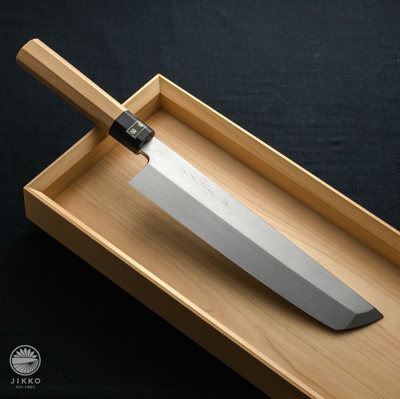 購入販促品 源泉正 [IZUMIMASA] 白鋼本焼 柳刃包丁 300mm 包丁・ナイフ