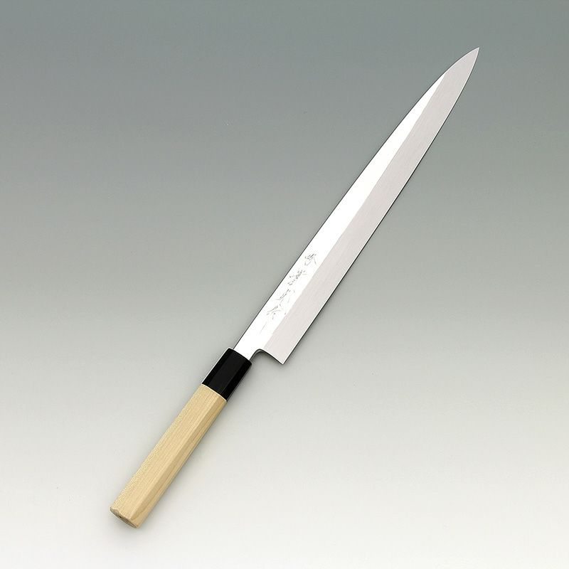 刺身包丁] 本焼銀三 鏡面 刺身 240mm | 堺包丁の通販 實光刃物