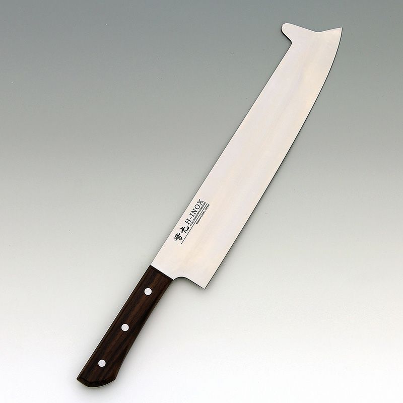 冷凍包丁 Inox ツバ無 冷凍切 角付 300mm 包丁の販売 堺包丁の實光刃物 公式