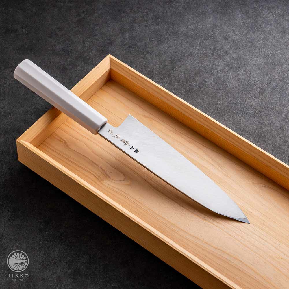 片刃牛刀 万能片刃包丁|堺包丁の通販 實光刃物(じっこうはもの) 明治33年創業の包丁専門店